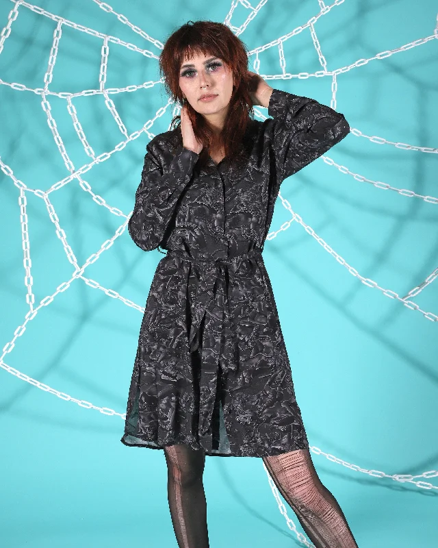 Fossilized Shirt Dress Comfortable Shirt Dress