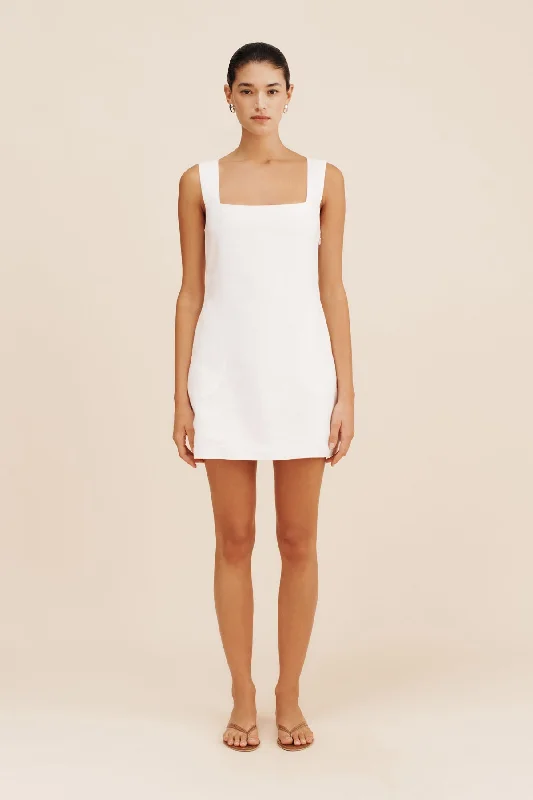 ALICE MINI DRESS - IVORY Office mini dresses