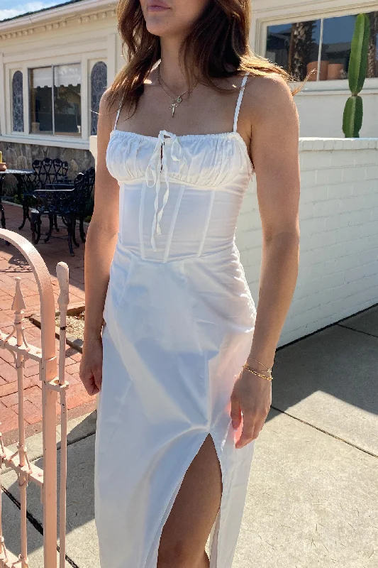 Corset Cami Midi Dress Flowy midi dresses