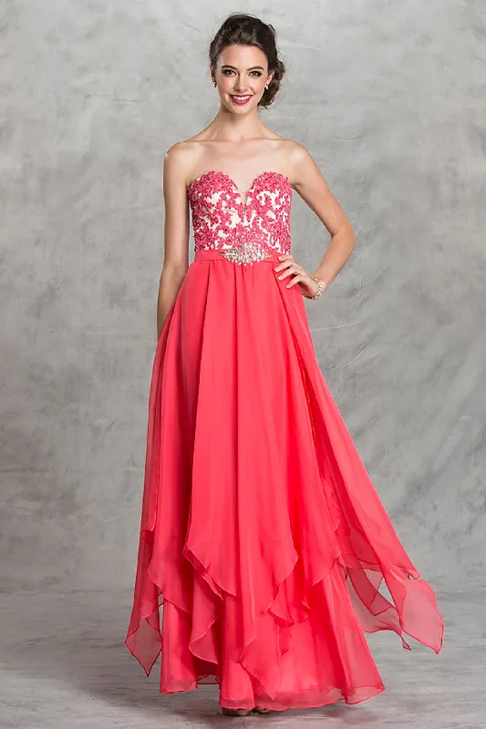 Aspeed Design -L1479 Strapless A Line Dress Vintage unclassified dresses