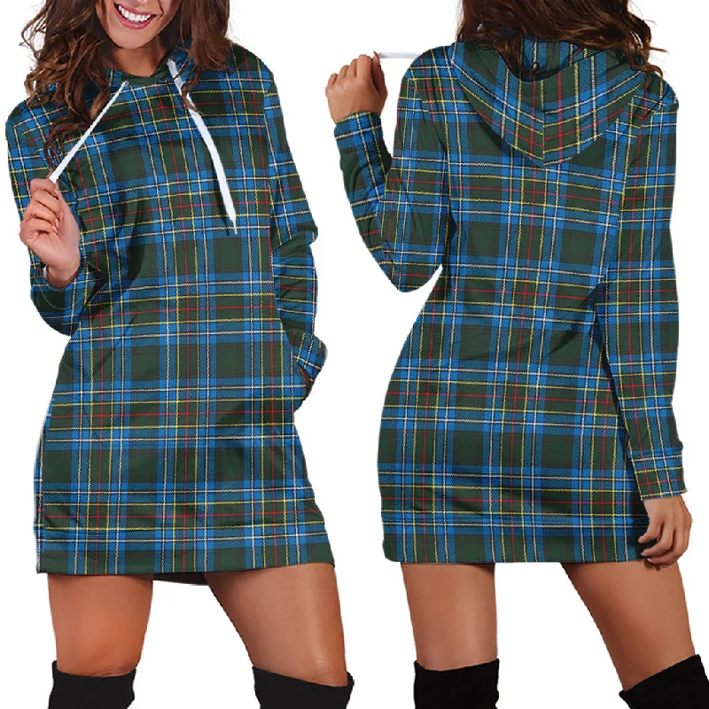 Cockburn Modern Tartan Hoodie Dress Gothic unclassified dresses