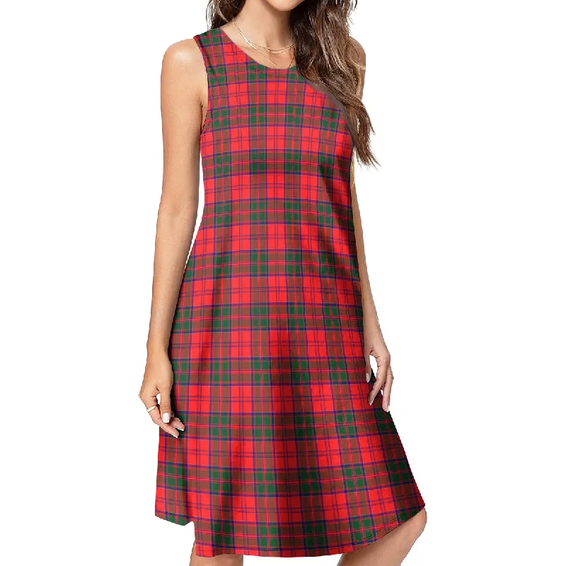 Drummond Modern Tartan Womens Casual Dresses Gothic unclassified dresses