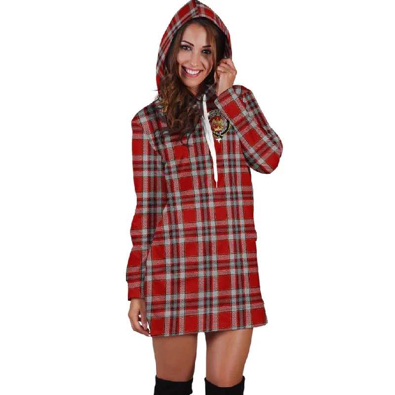 Drummond of Perth Dress Tartan Hoodie Dress with Family Crest Earthy tone unclassified dresses