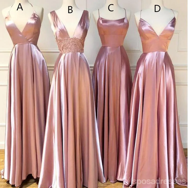 Mismatched Dusty Rose Cheap Bridesmaid Dresses Online, WG772 Street style unclassified dresses