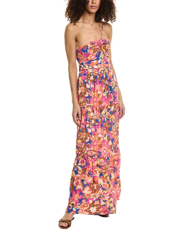 ba&sh Maxi Dress Tartan Maxi Skirt