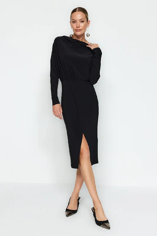 Trendyol Women's Maxi Day / Night Slim Dress Elegant Maxi Skirt